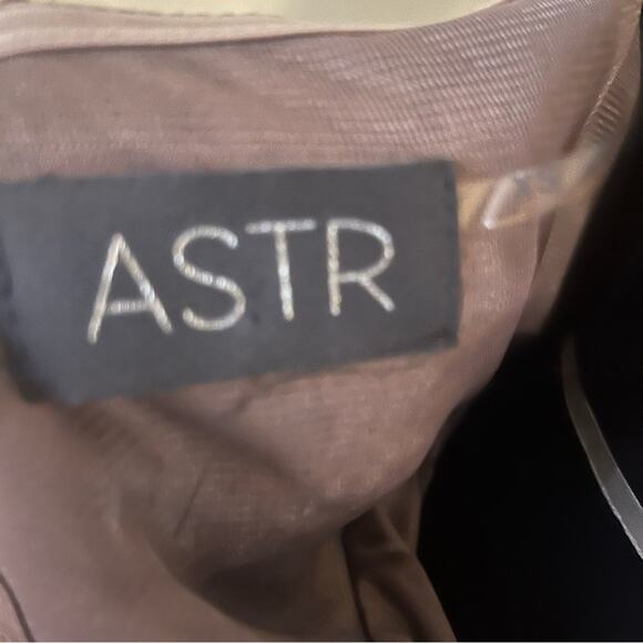 Astr Glam Whimsigoth Bronze and Black Cocktail Party Homecoming Mini Dress XS - Picture 4 of 4